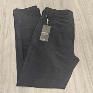 $118‎ Callaway Premium mens 5 pocket pants stretch 32x32 golf night sky P1